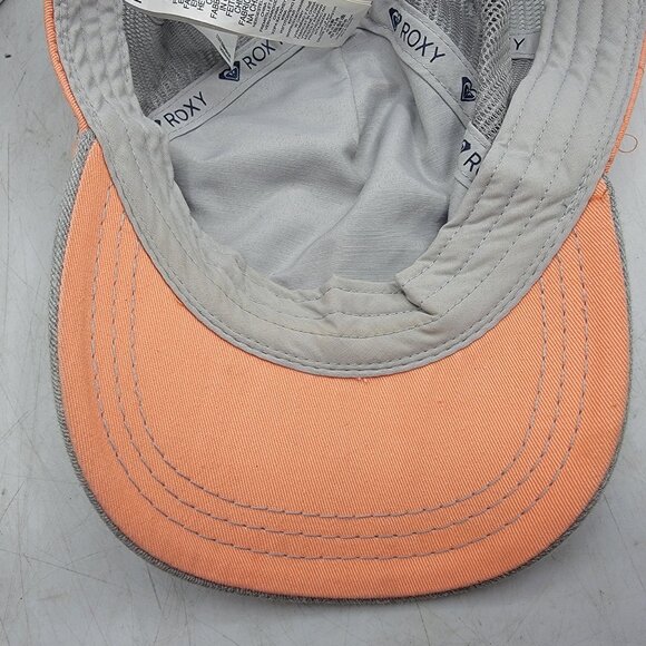 Roxy Womens Gray Trucker Hat Cap Tribal Print Casual Outdoors Comfort Athletic - Picture 8 of 9